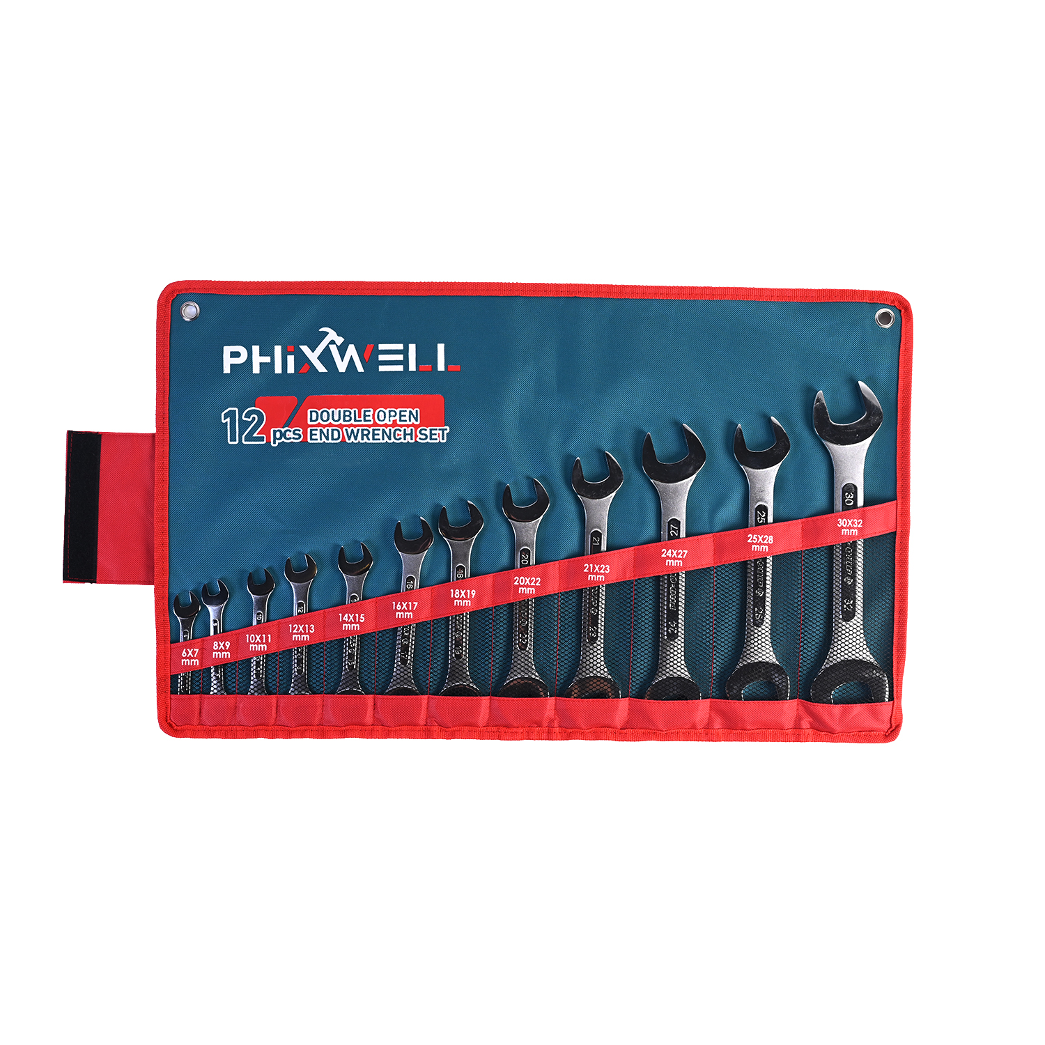 717534 PHIXWELL 12 db-os kétfejű bordáskulcs készlet