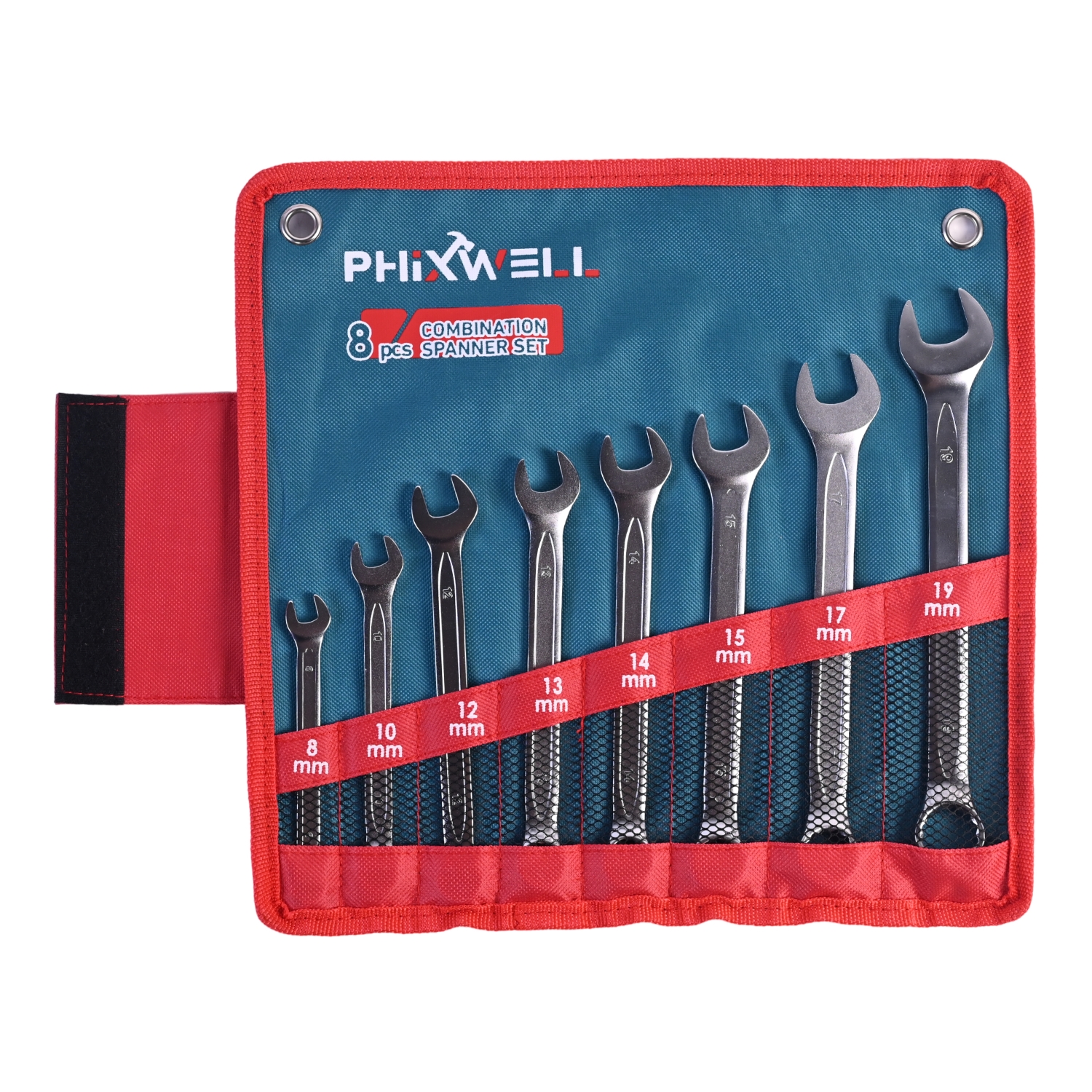 717531 PHIXWELL 8 db-os kombinált villáskulcs készlet